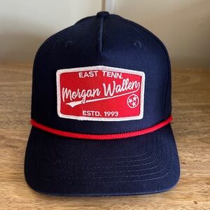 Morgan Wallen East Tenn. Patch Trucker Hat - Navy & Red
